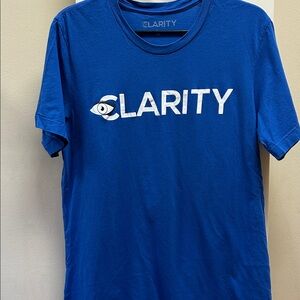 Clarity Blue Graphic T-Shirt large